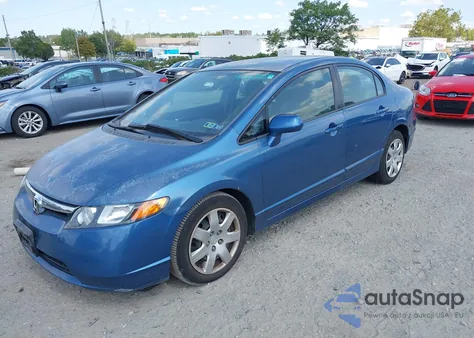 2007 Honda Civic Lx z USA, uszkodzony, nr VIN 2HGFA16567H513454